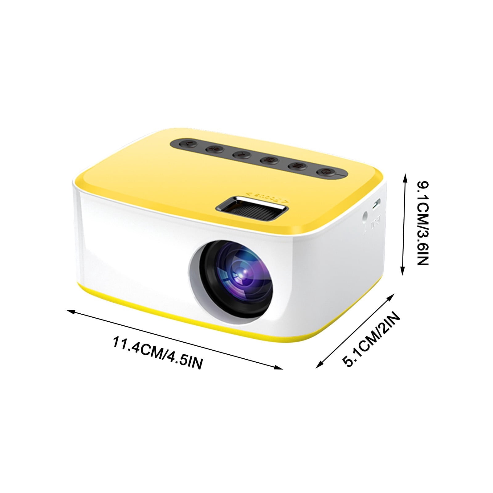 Nkmbld 4K Projector with WiFi and Bluetooth, Portable Small Movie Projector, Compatible with iOS/Android/Windows/TV Stick/Box/Usb/HDMI for Home Entertainment