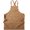 Cappuccino Brown, variant on Canvas Chef Aprons for Men Women with Large Pockets