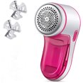 thumbnail image 3 of Fabric Shaver and Lint Remover, Lint Shaver Sweater Defuzzer with 2 Replaceable Stainless Steel Blades, USB Rechargeable, Remove Clothes Fuzz, Lint Balls, Pills, Bobbles, 3 of 8