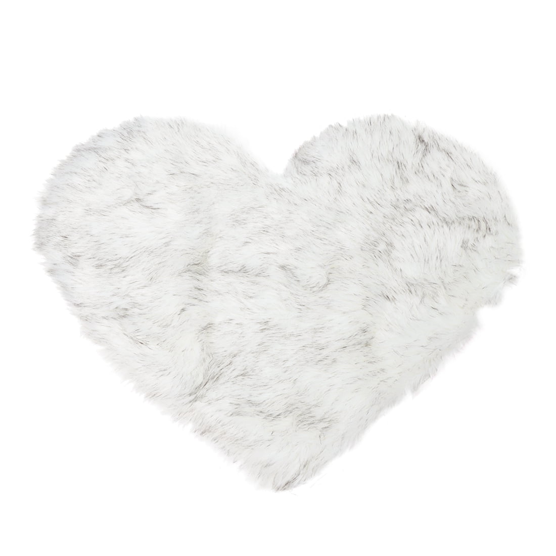 Wool Imitation Sheepskin Rugs Faux Fur Heart Shaped Area Rug Living