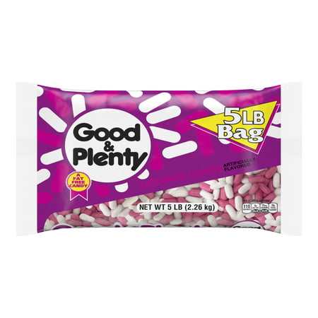Good & Plenty, Licorice Candy, 80 Oz