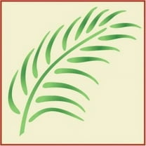 Palm Frond Stencil - Tropical Mylar for Painting Home Decor Crafting - The Artful Stencil
