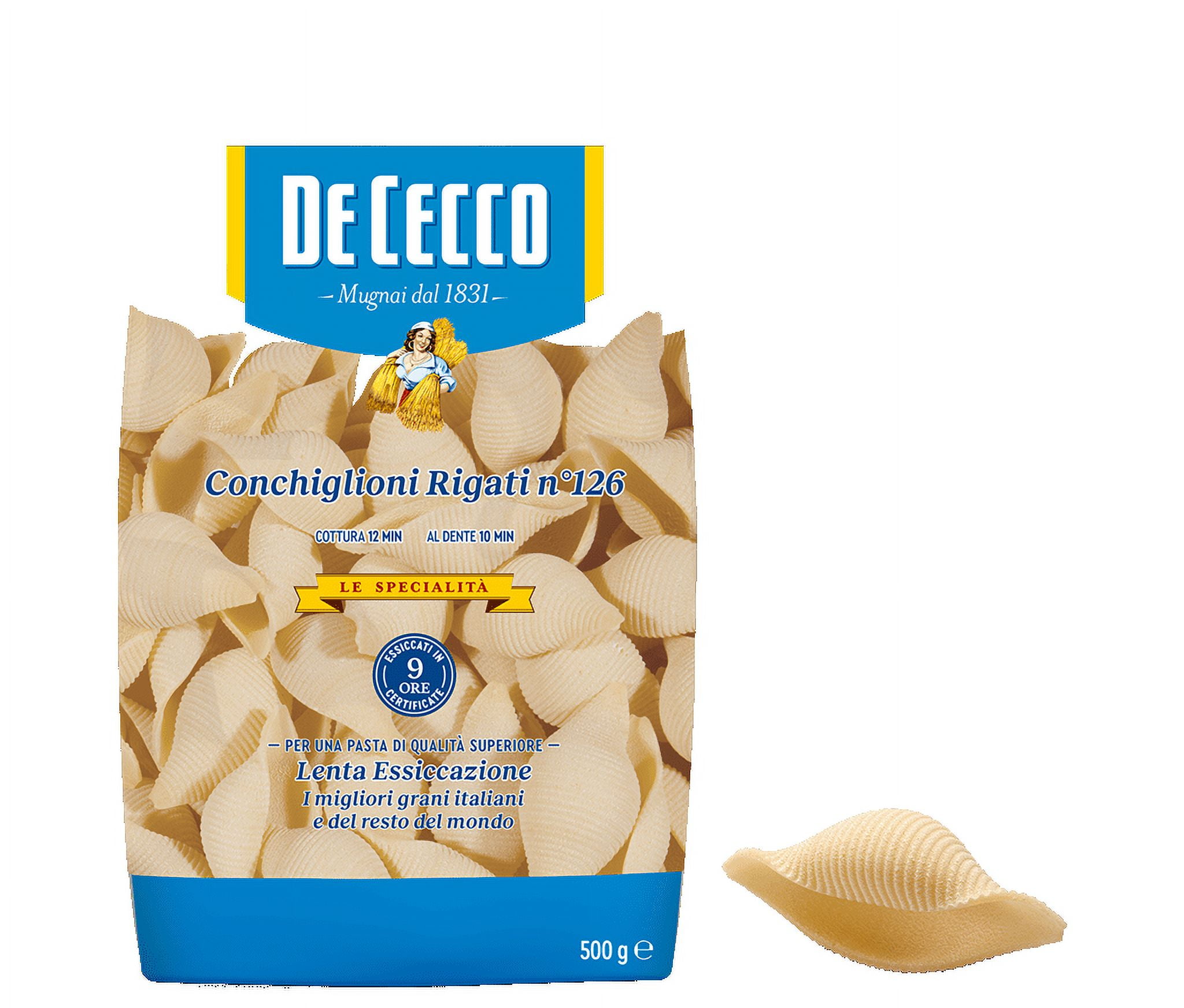 DeCecco Conchiglioni Rigati 500g, DeCecco Conchiglioni Rigati 500g