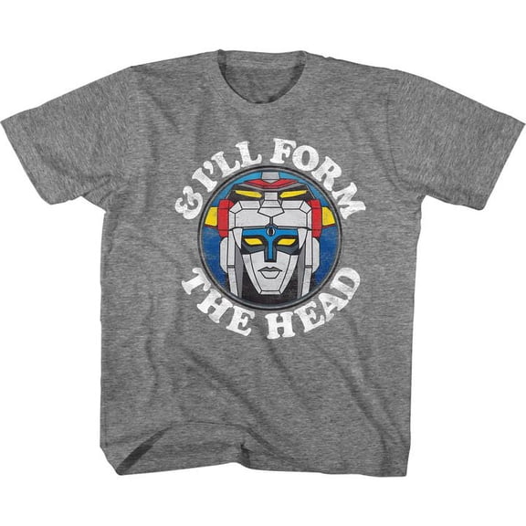 Voltron Form The Head Graphite Heather Toddler T-Shirt