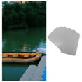 thumbnail image 3 of KAKOWELY PVC Repair Patch for Inflatable Raft Kayak Made of Durable Waterproof Material Light Grey 6pcs,7.87"X5.12"X0.08", 3 of 4