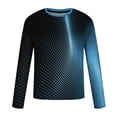thumbnail image 5 of Golf Pullovers for Men Pullover Clearance Casual Round Neck Long Sleeve Pullover Stripe Print Tops, 5 of 5