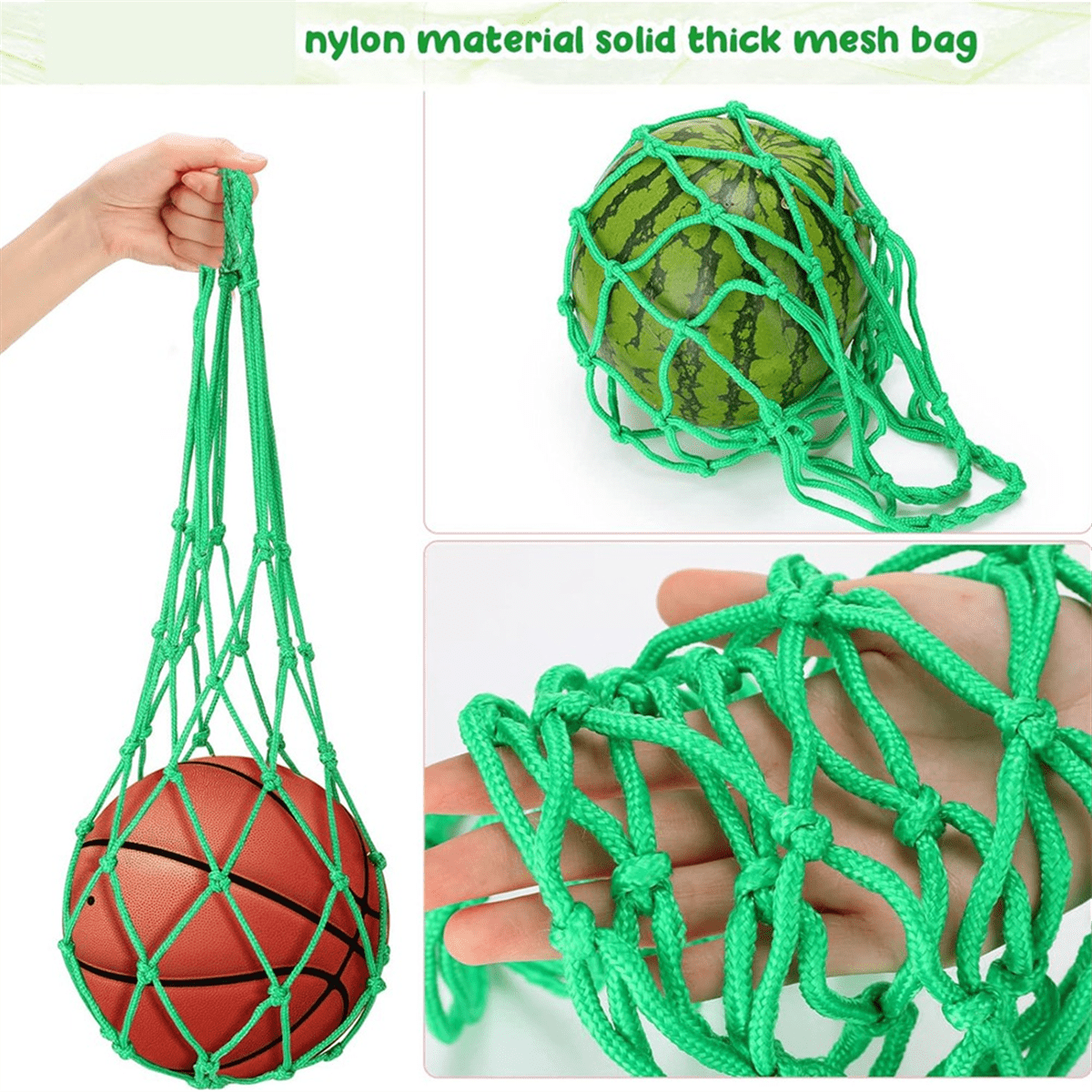 12 Pcs Watermelon Net Melon Hammock Melon Cradle Plant and Garden Supports Pumpkin Support Hanging Bag Protects Green