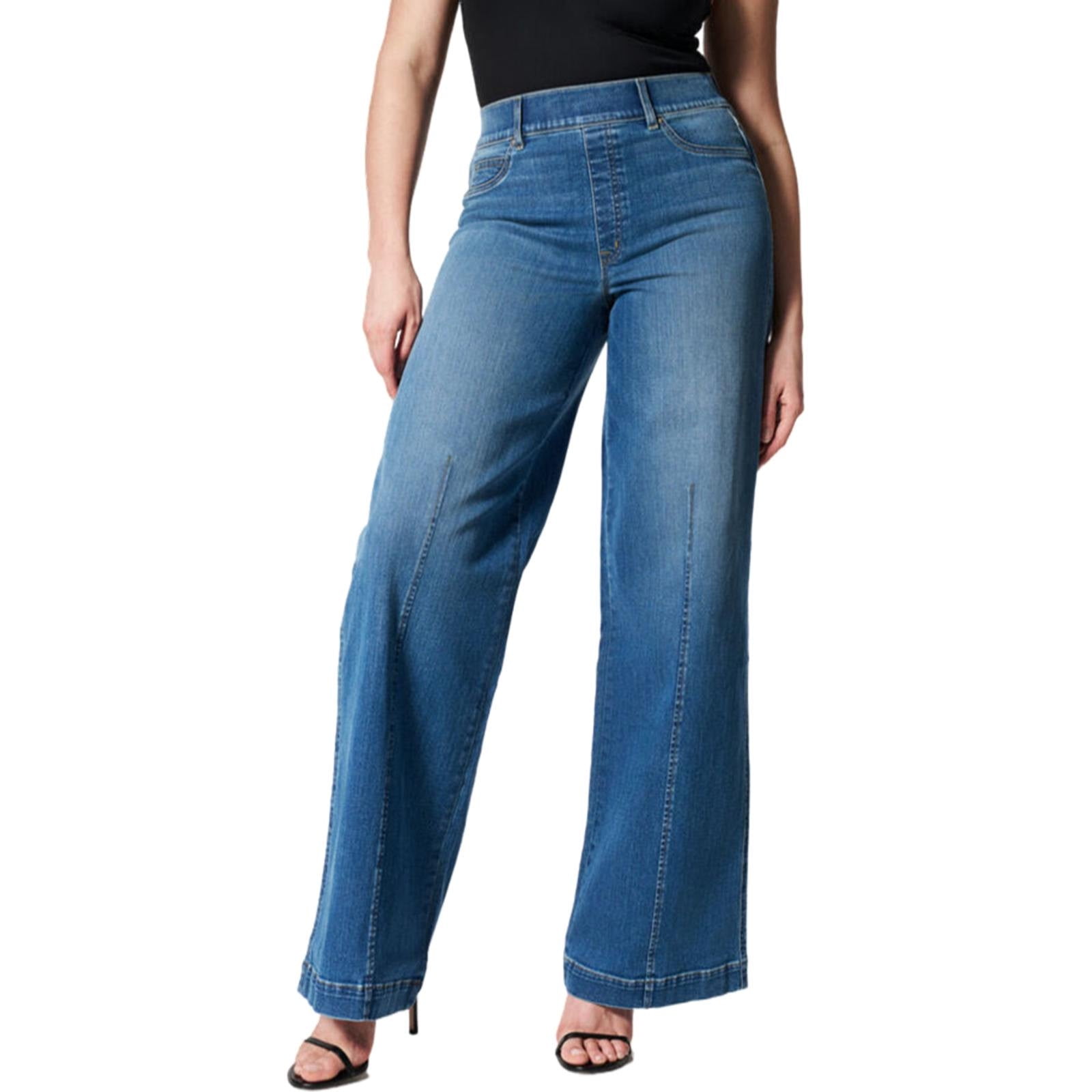 Oprah Favorite Jeans Wide Leg Jeans - Women Seamed Front Wide Leg Jeans ...