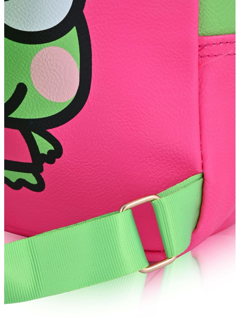 hello kitty frog backpack Sanrio Hello Kitty and Friends Keroppi Backpack for Women, Men, Unisex Cute PU Leather 10 inch Mini Backpack Purse Keroppi Bag & Accessories, Adult