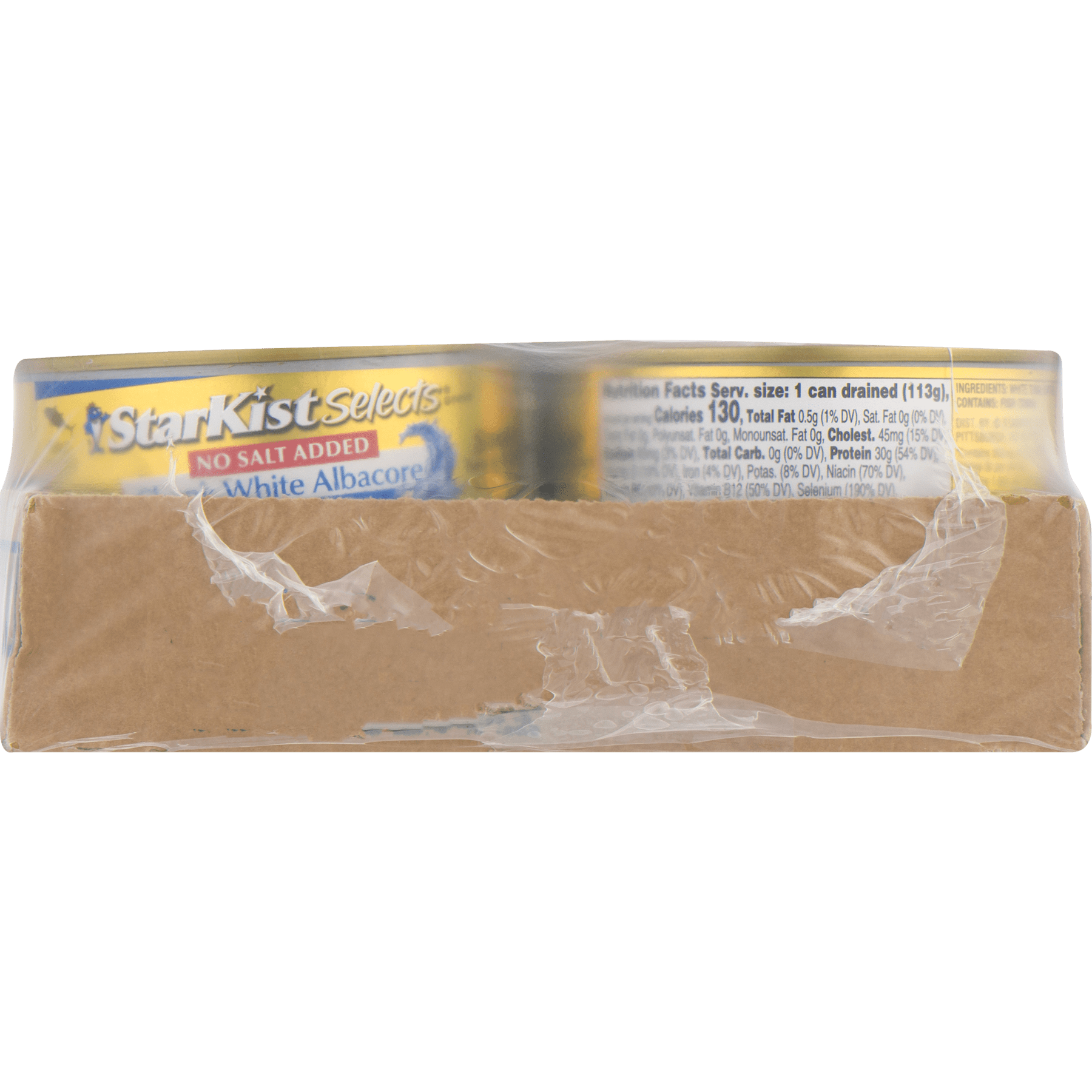 (12 pack) StarKist Selects Chunk White Albacore Tuna in Water, No Salt Added, 4.5 oz Can