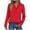 Red, variant on Maean Women's Blouse Dress Long Sleeve V Neck Polka Dot Tops Work Office Causal Shirts S-3XL