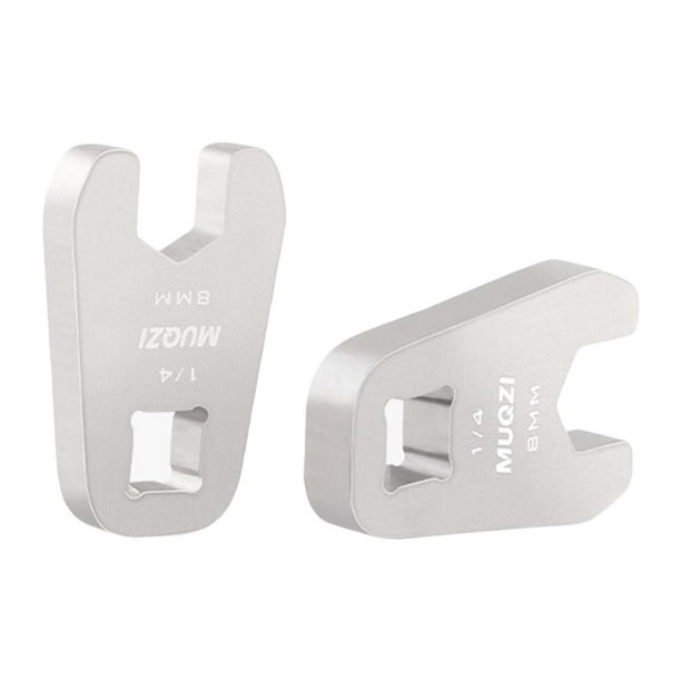 2 llaves de con accionamiento de 1/4" para freno de disco, llave para cable, M8, herramienta de instalación de pernos de manguera