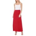 thumbnail image 5 of Women's Maxi Length High Waist Foldable Waistband Solid Skirt, 5 of 7