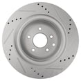 thumbnail image 4 of TRQ Rear Performance Brake Rotors Set Premium G-Coated Fits Select 2008-2013 INFINITI G37 2014-2015 Q60, 4 of 6