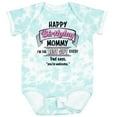thumbnail image 3 of Inktastic Happy Birthday, Mommy I'm the Best Ever in Pink Boys or Girls Baby Bodysuit, 3 of 5