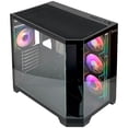 thumbnail image 2 of Gabinete Gamer XZEAL X-TRON ATX Media Torre 4 Fan Cristal Templado ARGB negro, 2 of 5