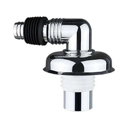 

NUOLUX Drain Backflow Preventer Angled Sewer Pipe Connector Washing Machine Supply