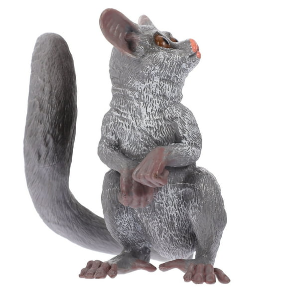 HAKIDZEL 1Set Figurine Sugar Glider Grey Plastic Realistic Style For Children And Animal Lovers