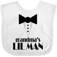 thumbnail image 3 of Inktastic Grandma's Lil Man Boys Baby Bib, 3 of 4