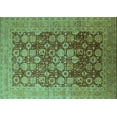 thumbnail image 1 of Ahgly Company Indoor Rectangle Oriental Turquoise Blue Industrial Area Rugs, 2' x 3', 1 of 4