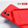 thumbnail image 1 of Liquid Silicone Phone Case For iPhone 14 13 12 11 Pro XS Max XR X Original Soft Protection Cover For iPhone 12 Mini 7 8 Plus SE2, 1 of 7