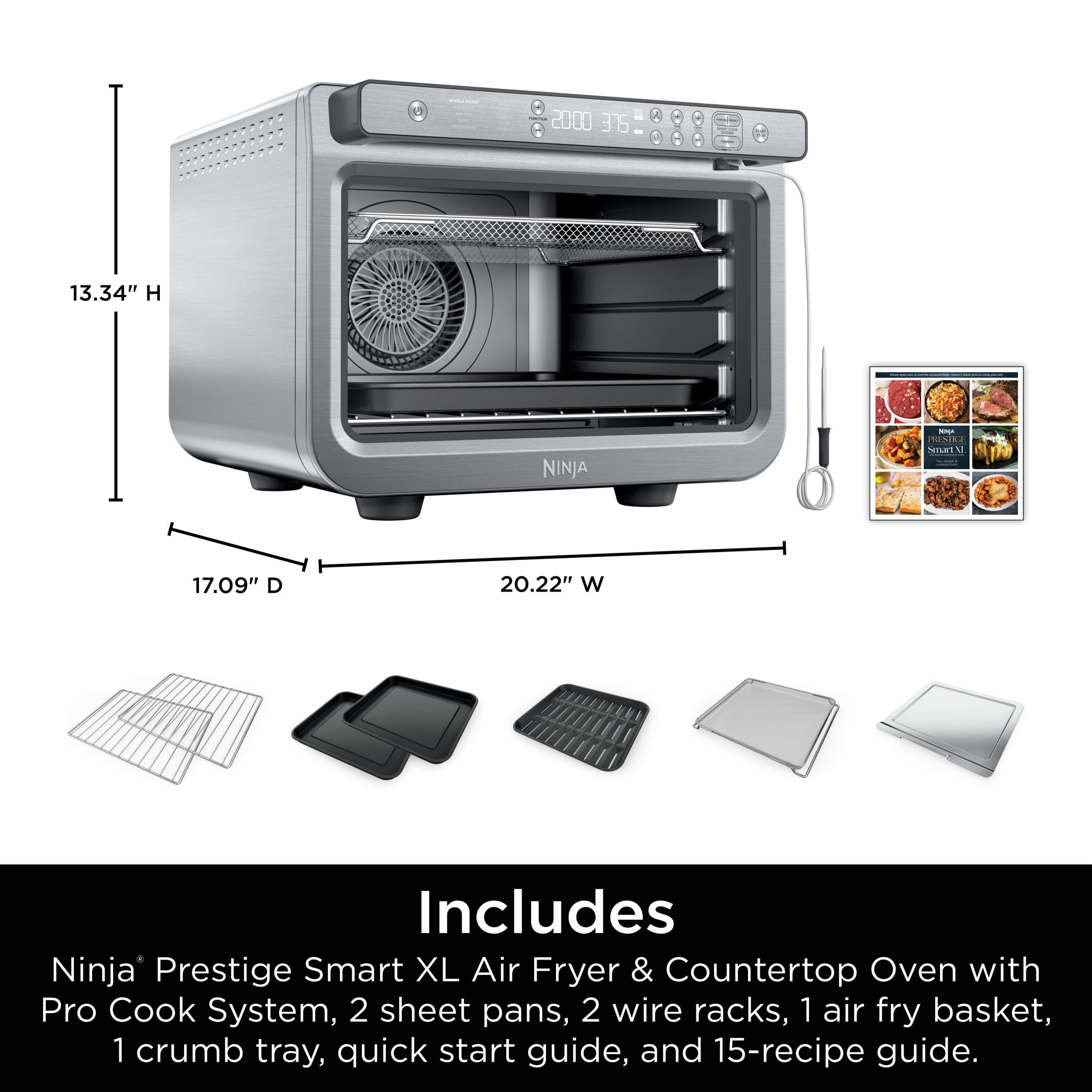Ninja® Prestige Smart XL Air Fryer & Countertop Oven with Pro Cook System