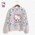 thumbnail image 1 of Sudadera con capucha de Hello Kitty para mujer, suéter Kawaii de gran tamaño, ropa de moda Y2k, otoño, 1 of 3