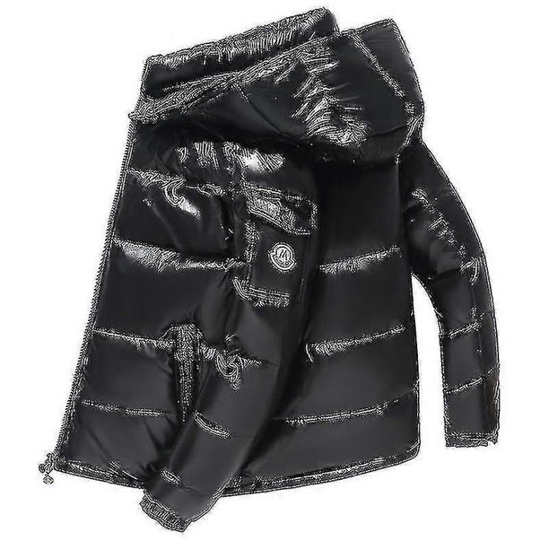 26-27 Winter Men Thick Warm Hooded 90 %white Duck Down Jacket Waterproof Short Coat