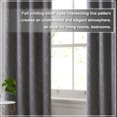 thumbnail image 5 of NICETOWN Blackout Curtains for Living Room & Bedroom, Grommet Sliver Wave Line With Dots Thermal Insulated Drapes, Set of 2, W52 x L84, Gray, 5 of 7