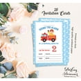 thumbnail image 5 of Darling Souvenir White Birthday Invitation Card Printable Elegant Fill or Write In Blank Party Invites 28 Pcs 5 x 7 Inches, 5 of 5