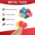 thumbnail image 4 of Uxcell Metal Heart Stamping Blanks Tags Blank Tag with Hole for Engraving Black, 4 of 7