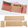 thumbnail image 3 of Sonew Acrylic Template,DIY Leather Wallet,4Pcs Acrylic Wallet Template DIY Hand‑Made Leather Short 3‑Fold Wallet Pattern Making, 3 of 11