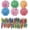 umbrellas, variant on 100PCS Cocktail Picks Toothpicks for Appetizers Charcuterie Accessories Cocktail Picks for Drinks Bamboo Toothpicks Cocktail Toothpicks Green Leaf Toothpicks for Food Fruit Long Toothpicks 4.7Inch
