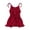 Red, variant on Sngxgn Girl Romper Baby Girls Ruffle Bodysuit Knit Shirt Toddler Girl Jumpsuit Tops(Red,110)