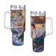 thumbnail image 3 of Taza de hielo Ariel de 40 oz con asa, taza aislada duradera que mantiene las bebidas calientes o frías, para deportes al aire libre, fitness, gran capacidad, talla única., 3 of 8