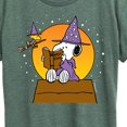 thumbnail image 3 of Peanuts - Sorcerer Snoopy Woodstock - Women's Short Sleeve Graphic T-Shirt, 3 of 6