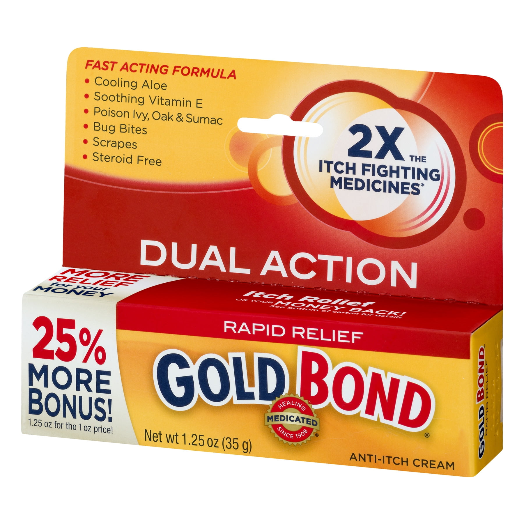 Gold Bond Rapid Relief Anti-Itch Cream, 1.25 OZ