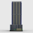 thumbnail image 2 of Panorama Tower 1/650th Scale Modular Buildings Blocks MOC-42852 Bricks Toys Set 4008pcs, 2 of 6