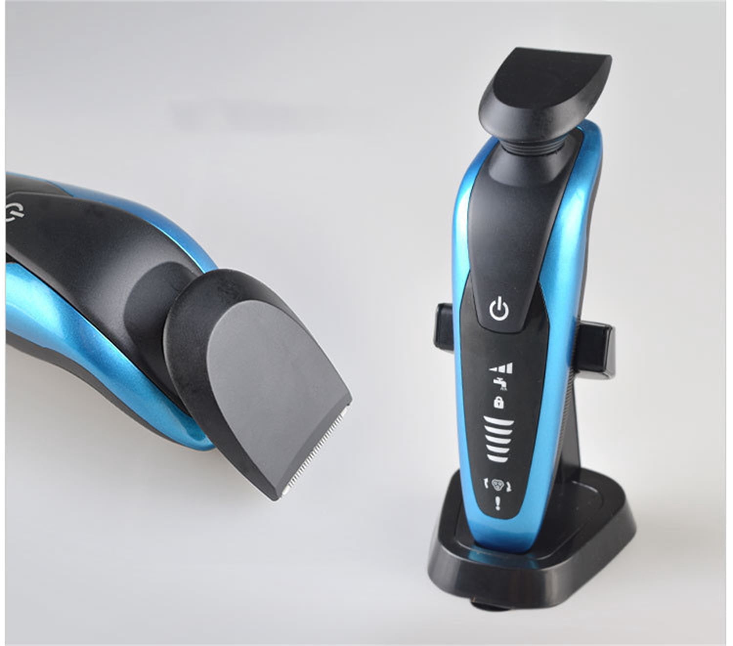 Rechargeable Electric Razor for Men,Bexikou 3 in 1 Head Shaver for Men,Wet/Dry Electric Beard Trimmer Shaver, Waterproof Men's Electric Shaver for Men Waterproof Wet & Dry
