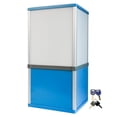 thumbnail image 3 of NEWZQ Vending Machnie 20.87" Height Free Standing Candy Vending Machine 25 Cent Coin Operated (Blue), 3 of 9