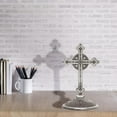 thumbnail image 6 of Tongina Standing Cross Figurine Cross Statue Tabletop Ornament Religious Sculpture for Entrance Thanksgiving Christmas Office Mantels, 6 of 8
