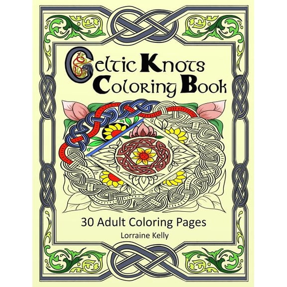 Celtic Knots Coloring Book: 30 Adult Coloring Pages (Paperback)