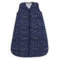 thumbnail image 2 of Hudson Baby Infant Muslin Cotton Sleeveless Wearable Sleeping Bag, Sack, Blanket, Gray Navy Star, 12-18 Months, 2 of 2