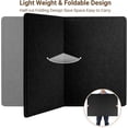 thumbnail image 2 of DOLLAR BOSS 60"x36" White Large Bulletin Board Decorative Foldable Felt Pin Board Photo Display Board for Wall Cork Boards DIY Vision Board with Self-Adhesive Tape Home School Office Decor, 2 of 4
