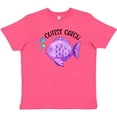 thumbnail image 3 of Inktastic Cutest Catch Cute Purple Fish Youth T-Shirt, 3 of 5