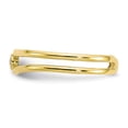 thumbnail image 5 of Primal Gold 10 Karat Yellow Gold Cubic Zirconia Toe Ring, 5 of 7