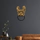 thumbnail image 5 of Aldaba de puerta de diseño antiguo, decorativa, de resina, para pared Bulldog francés, 5 of 9