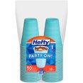 thumbnail image 5 of Hefty Sky Blue Disposable Party On Plastic Cups, 18 oz, 50 Count, 5 of 5