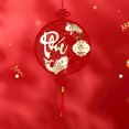 thumbnail image 3 of Holloyiver Chinese New Year Decorations, Spring Festival Door Pendant, Chinese Hanging Ornament with Tassel, Decoration for New Year Spring Festival Home Office Decorations, 3 of 6