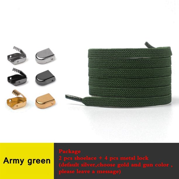 Cordones sin atar Cordones elásticos planos Cordones de ocio al aire libre Zapatilla de deporte de bloqueo rápido Cordones para niños y adultos Cordones perezosos Accesorios para zapatosEstados Unidos Gao Jinjia LED
